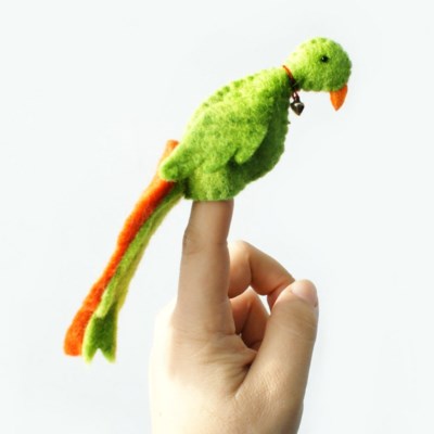 Felted Animal Finger Puppets - Hamro Village