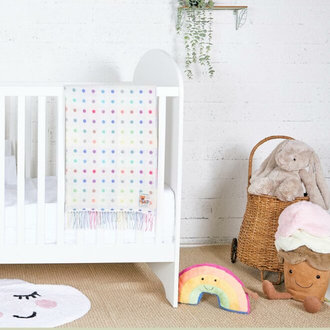 Foxford Rainbow Baby Blanket