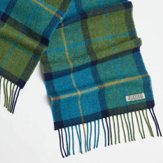 Shannon Check Lambswool Scarf