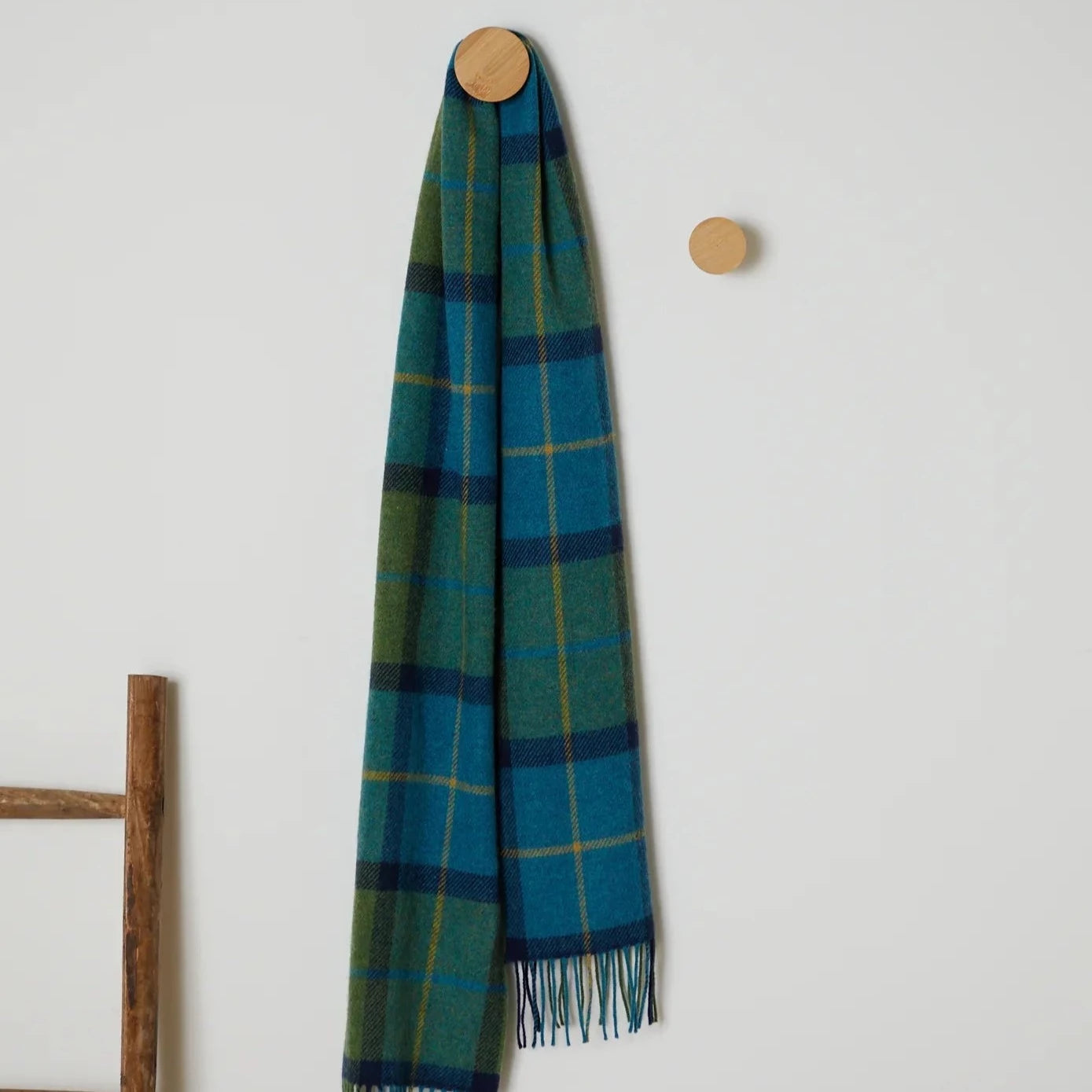 Shannon Check Lambswool Scarf