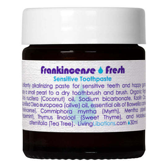 Frankincense Fresh Sensitive Toothpaste by Living Libations