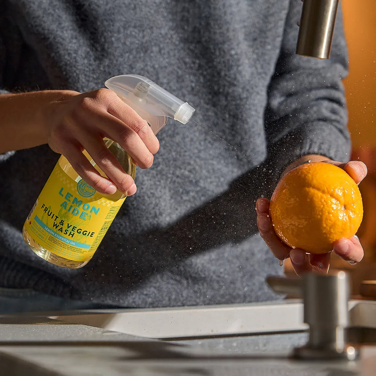 Lemon Fruit & Veggie Wash