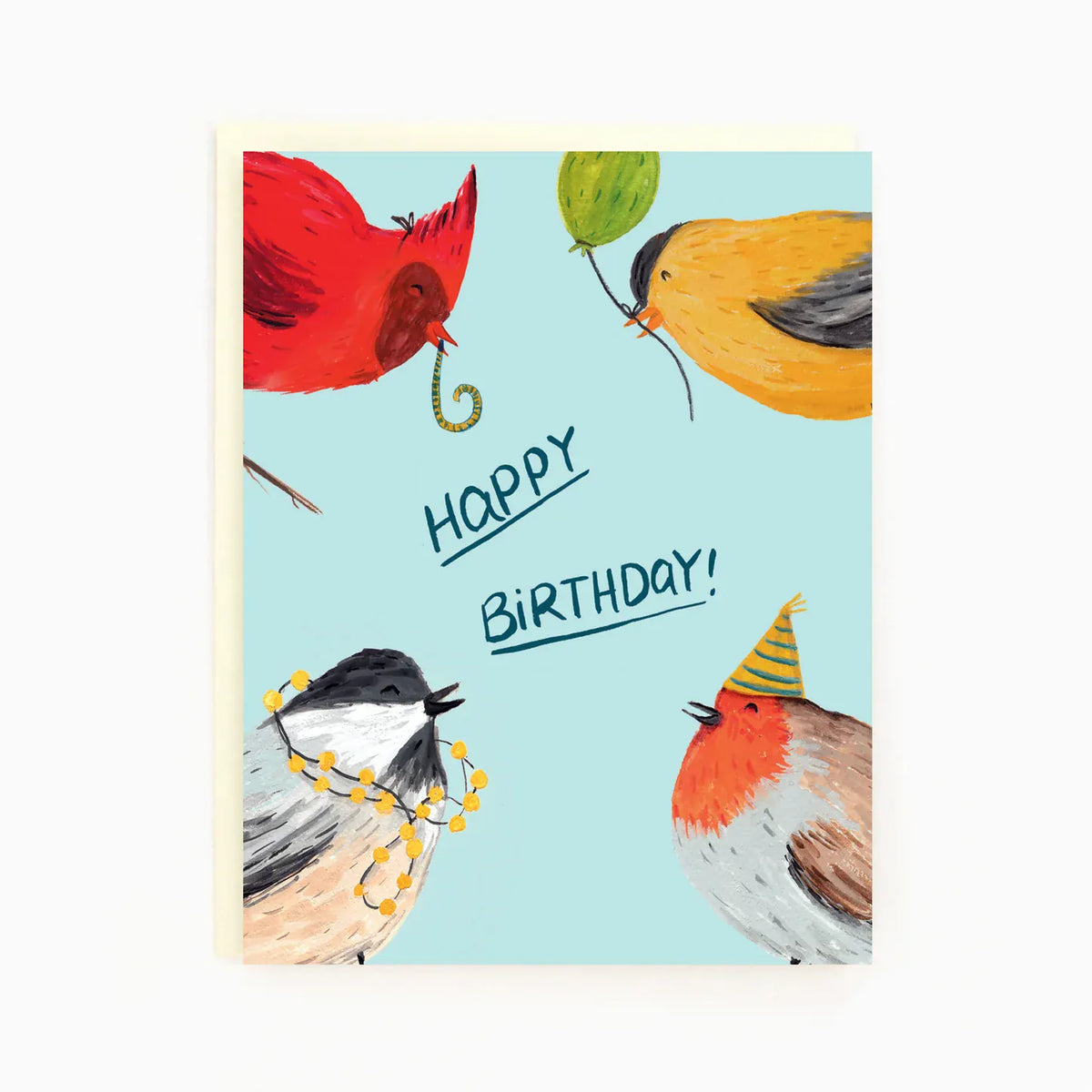 Happy Birthday - Birds-Greeting & Note Cards-Pretty Clean Shop