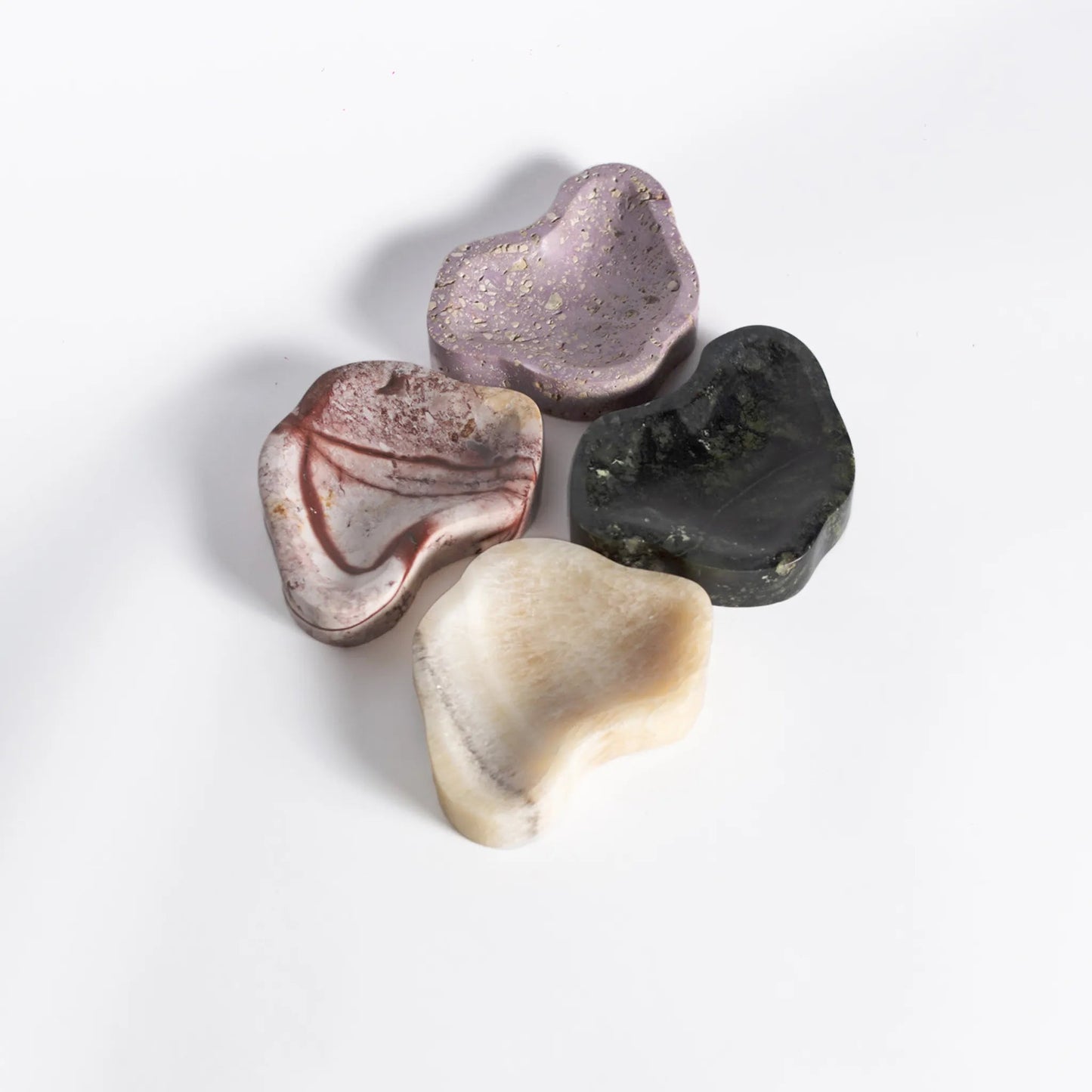 Gemstone Catchall - Cream Onyx 4"