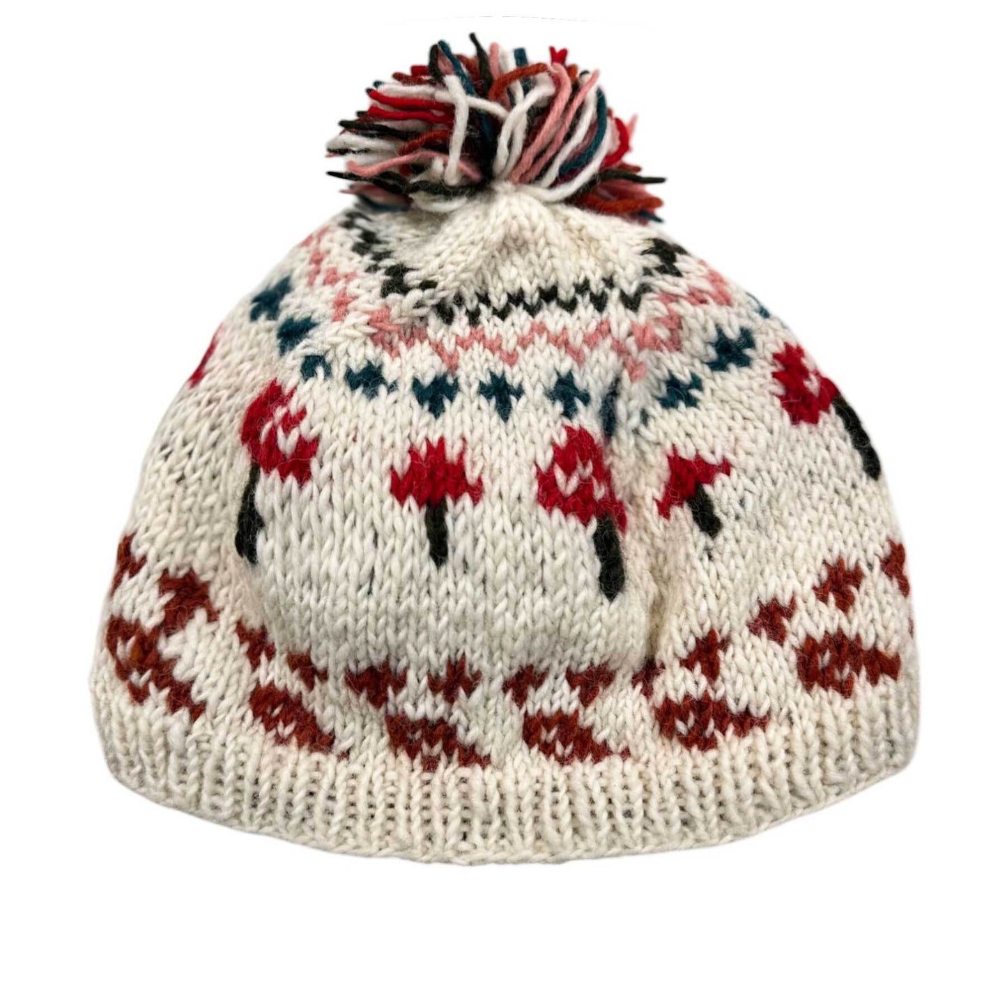 Knitted Mushroom Hat