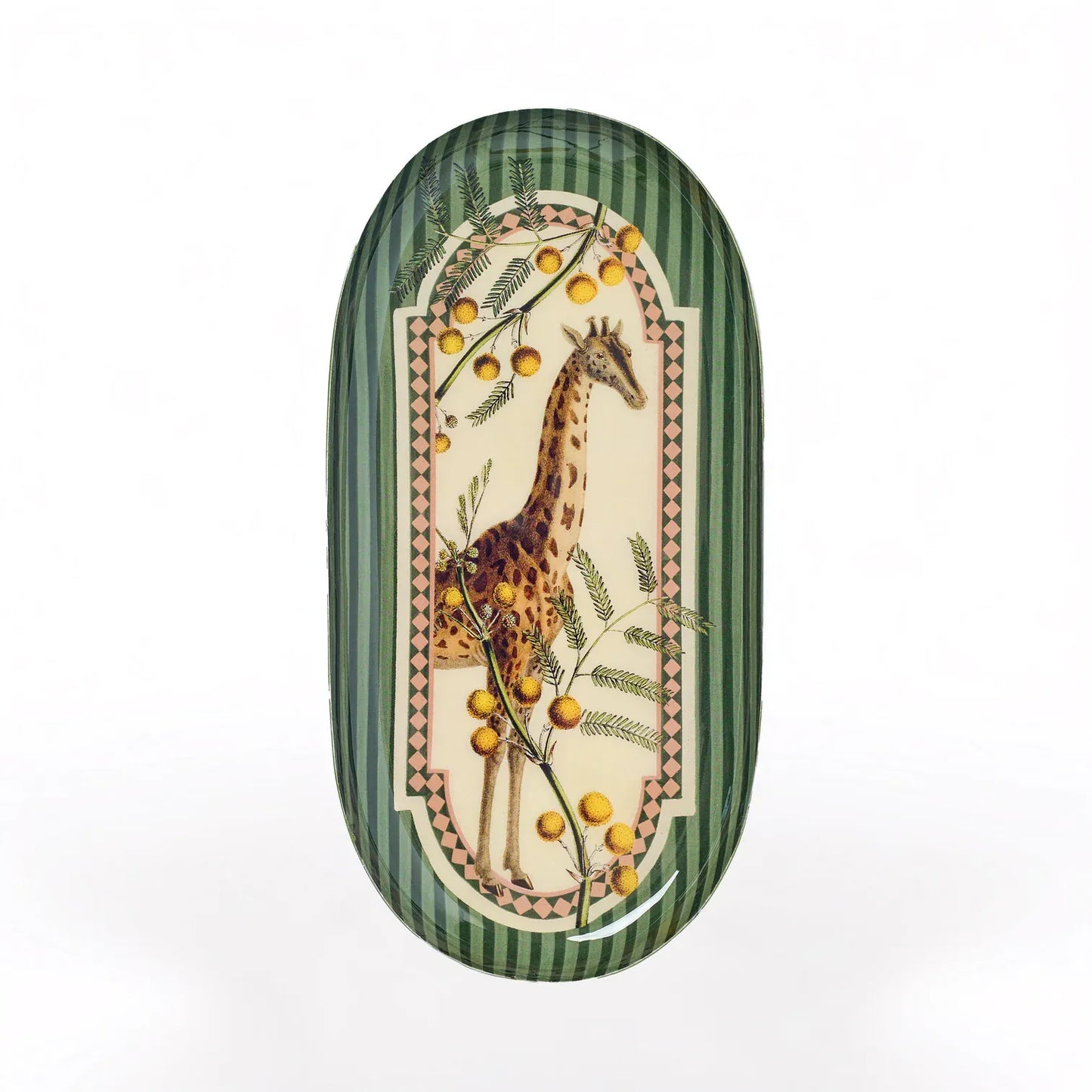 Oval Enamel Tray - Giraffe | prettycleanshop
