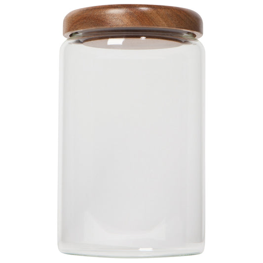 Glass Jar with Acacia wood lid - 3 Sizes