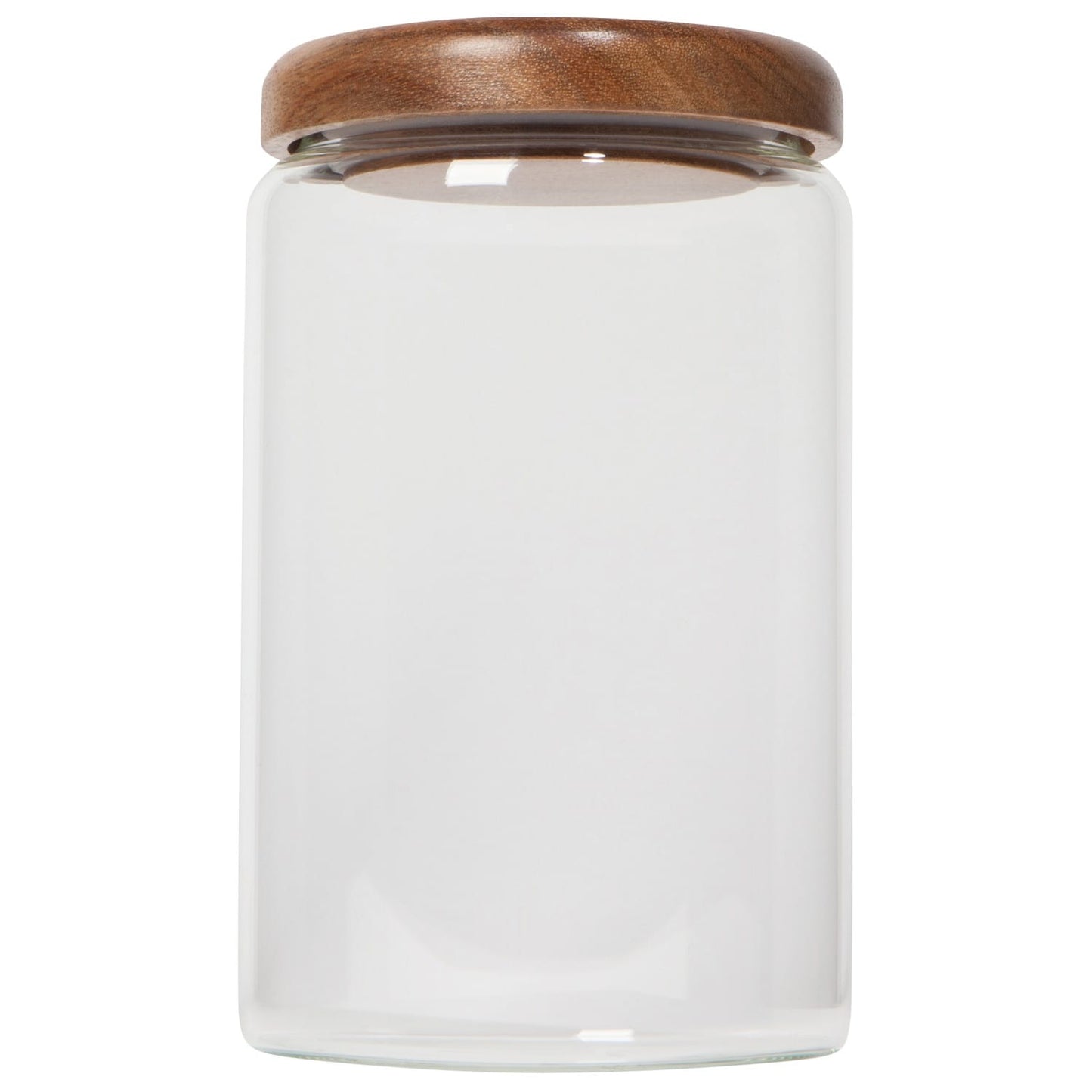 Glass Jar with Acacia wood lid - 3 Sizes | prettycleanshop