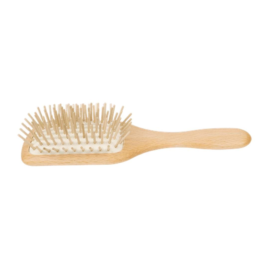 Small Rectangular Hairbrush with Wood Pegs | prettycleanshop