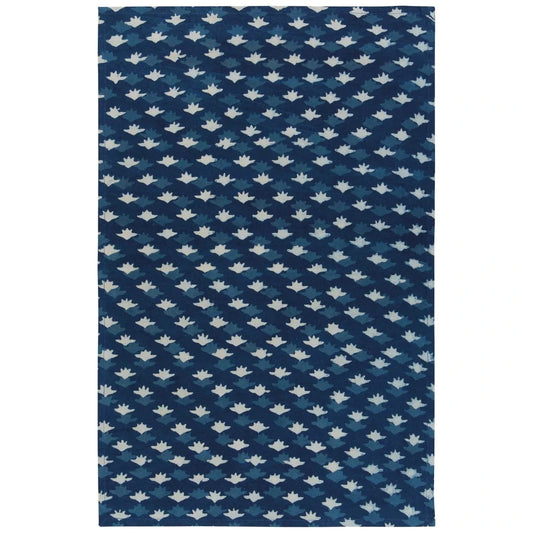 Hand Block-Printed Cotton Tea towels - Inlet Set of 2