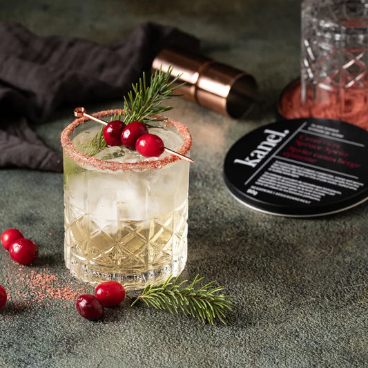 Cranberry Spruce Spritz Glass Rimmer