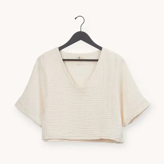 Crinkle Crop Top - One Size | prettycleanshop.myshopify.com