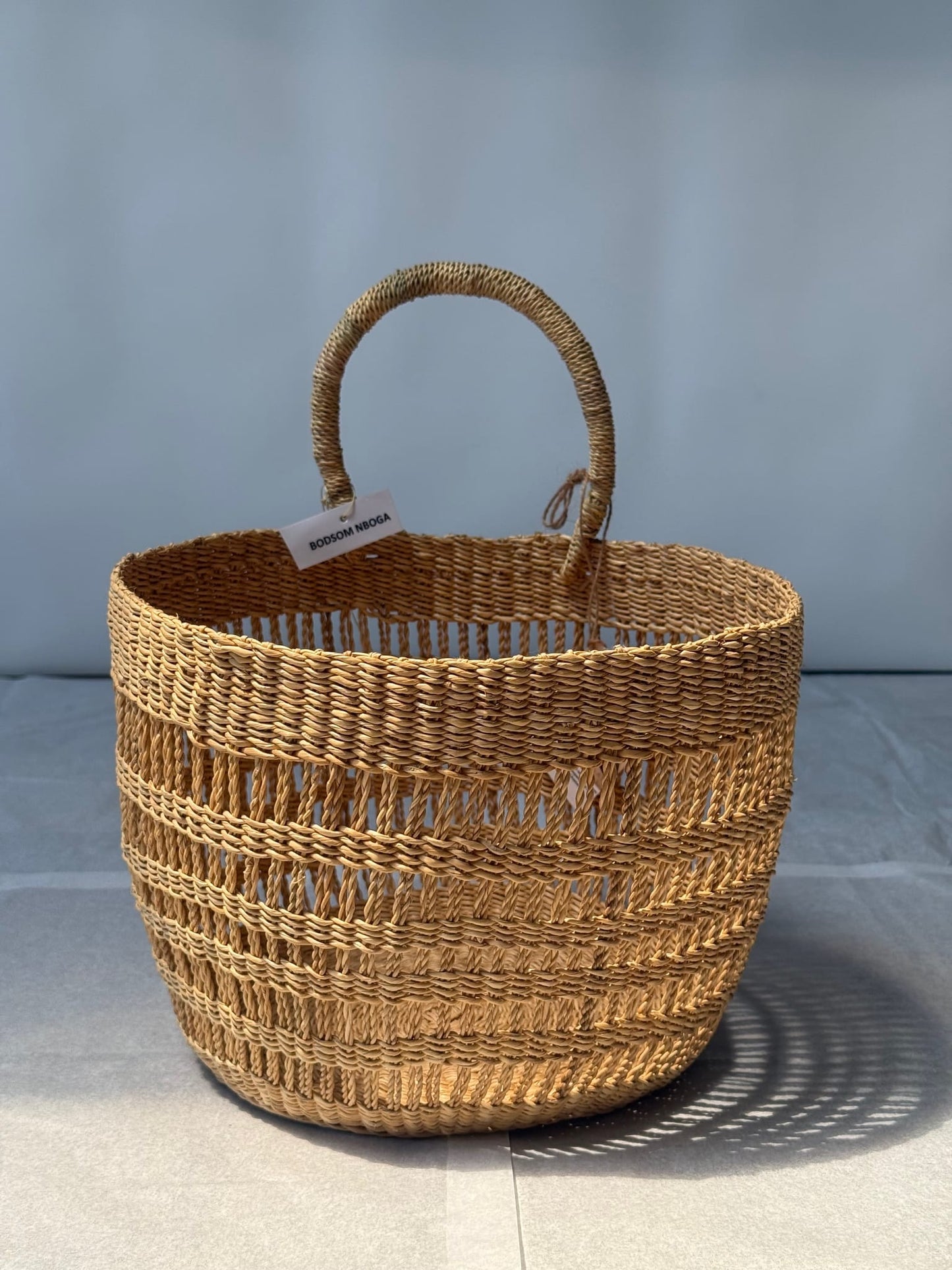 African Handwoven Hanging Storage Basket | prettycleanshop