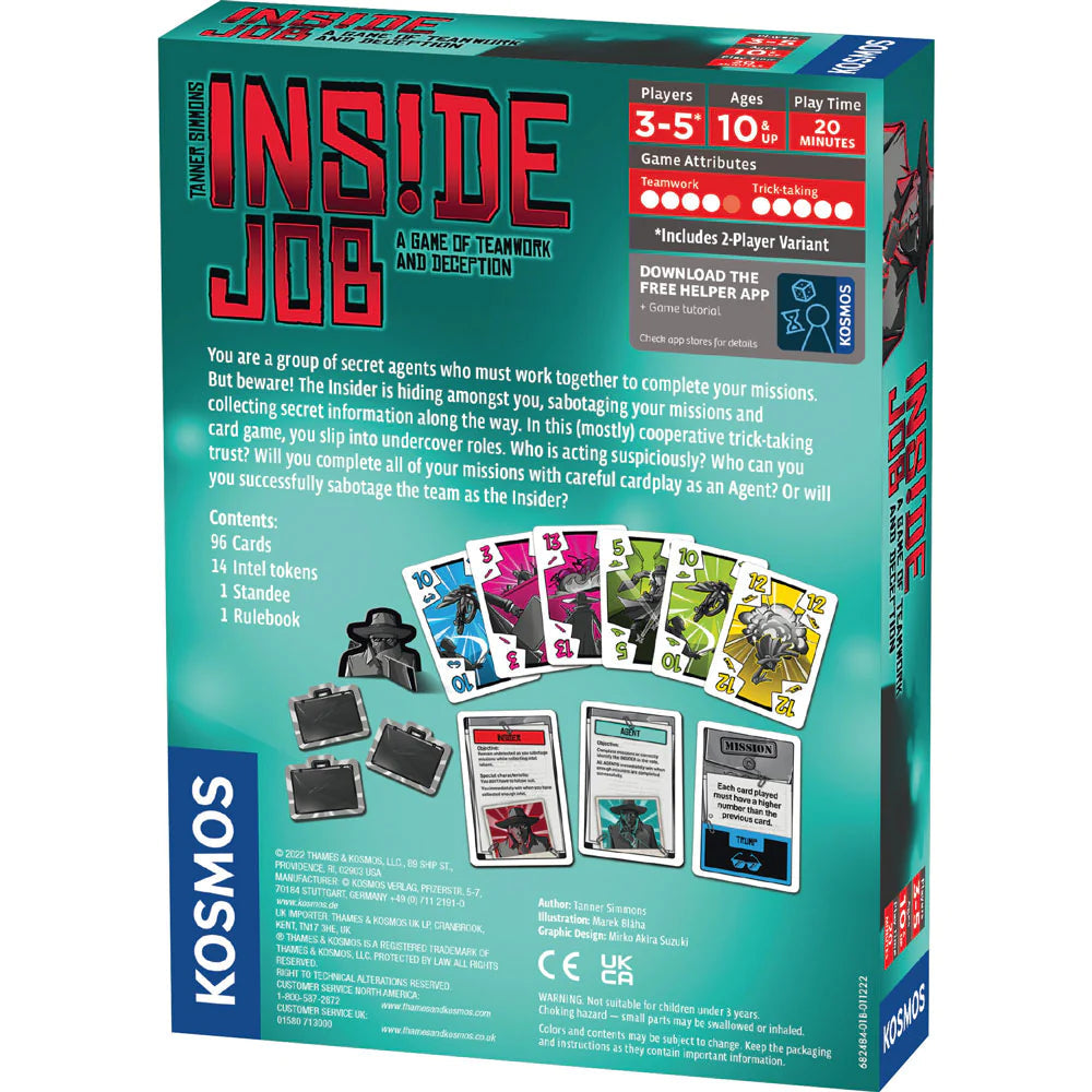 Inside Job Trick-Talking Game