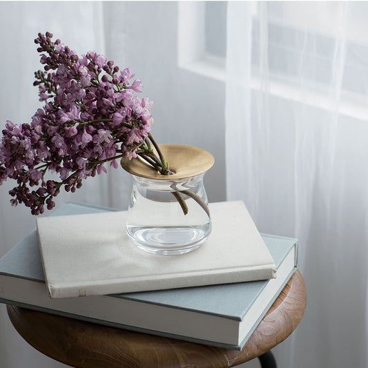 Kinto LUNA Vase - Clear 80x70mm