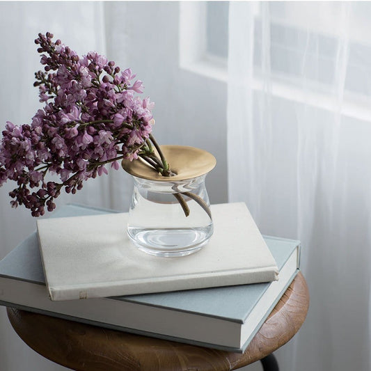 Kinto LUNA Vase - Clear 80x70mm