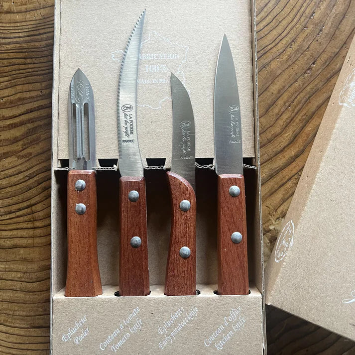 La Fourmi Set of 4 kitchen knives "Cheftaine" Coffret