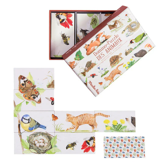 Le Jardinier Animals Domino Puzzle | prettycleanshop.myshopify.com