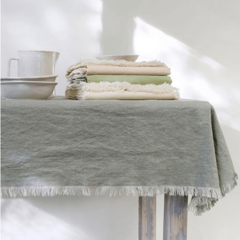 Linen Blend Tablecloth-Tablecloths-Pretty Clean Shop