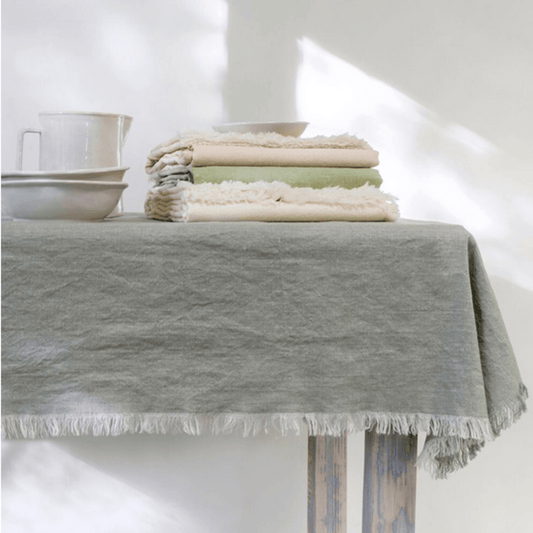 Linen Blend Tablecloth-Tablecloths-Pretty Clean Shop