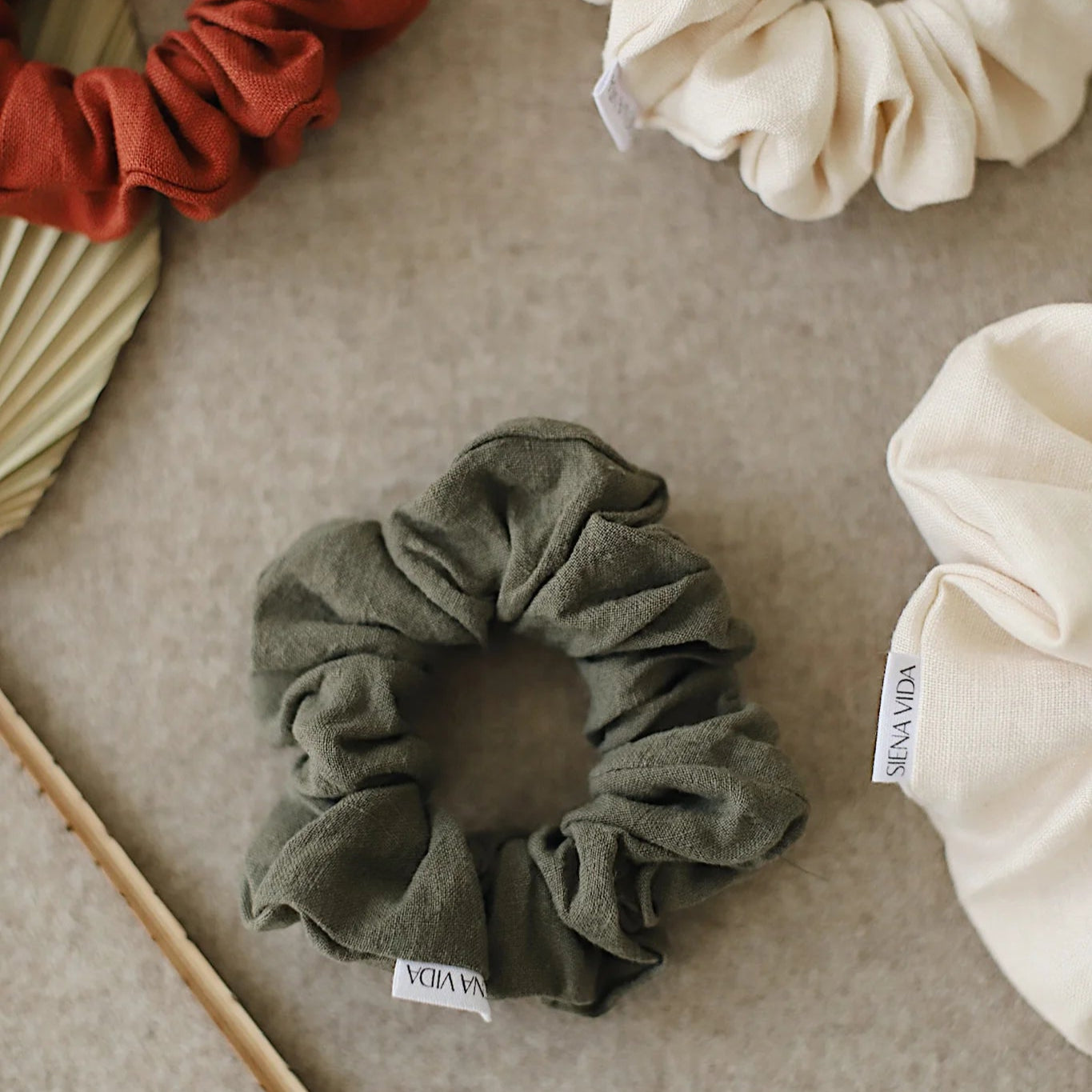 Linen Scrunchies - Classic