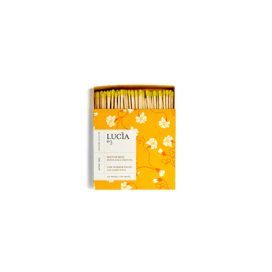 Lucia Match Box - 125 Units | prettycleanshop