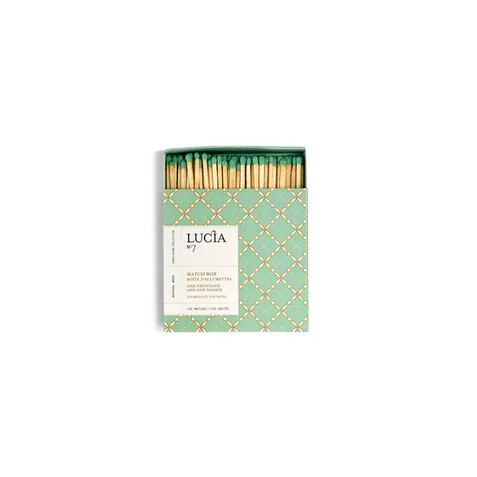 Lucia Match Box - 125 Units | prettycleanshop.myshopify.com