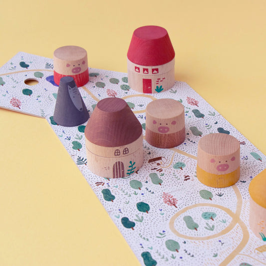 My Three Little Pigs Wooden Toy