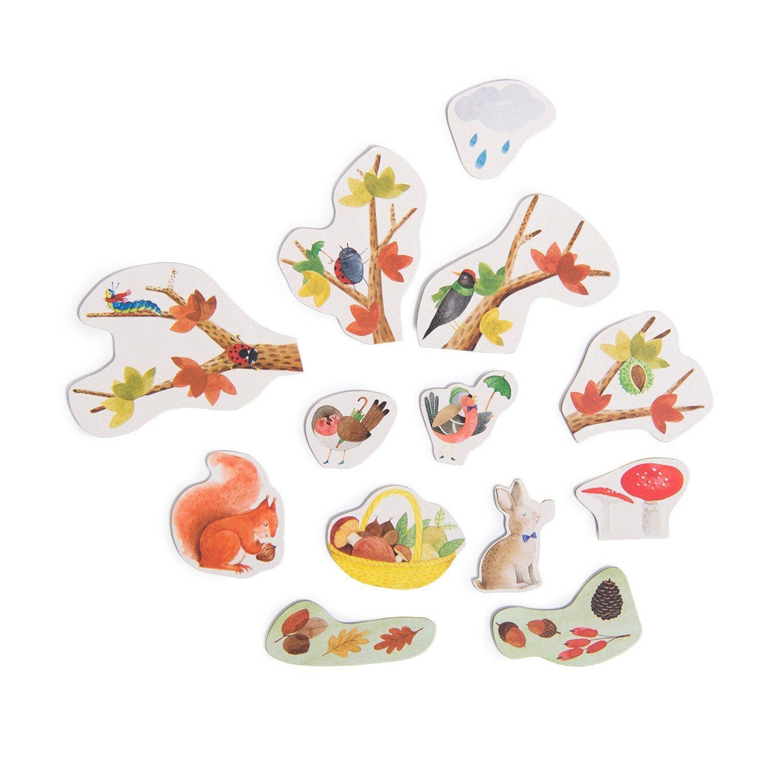 Magnetic Calendar Seasons "Le Botaniste" by Moulin Roty