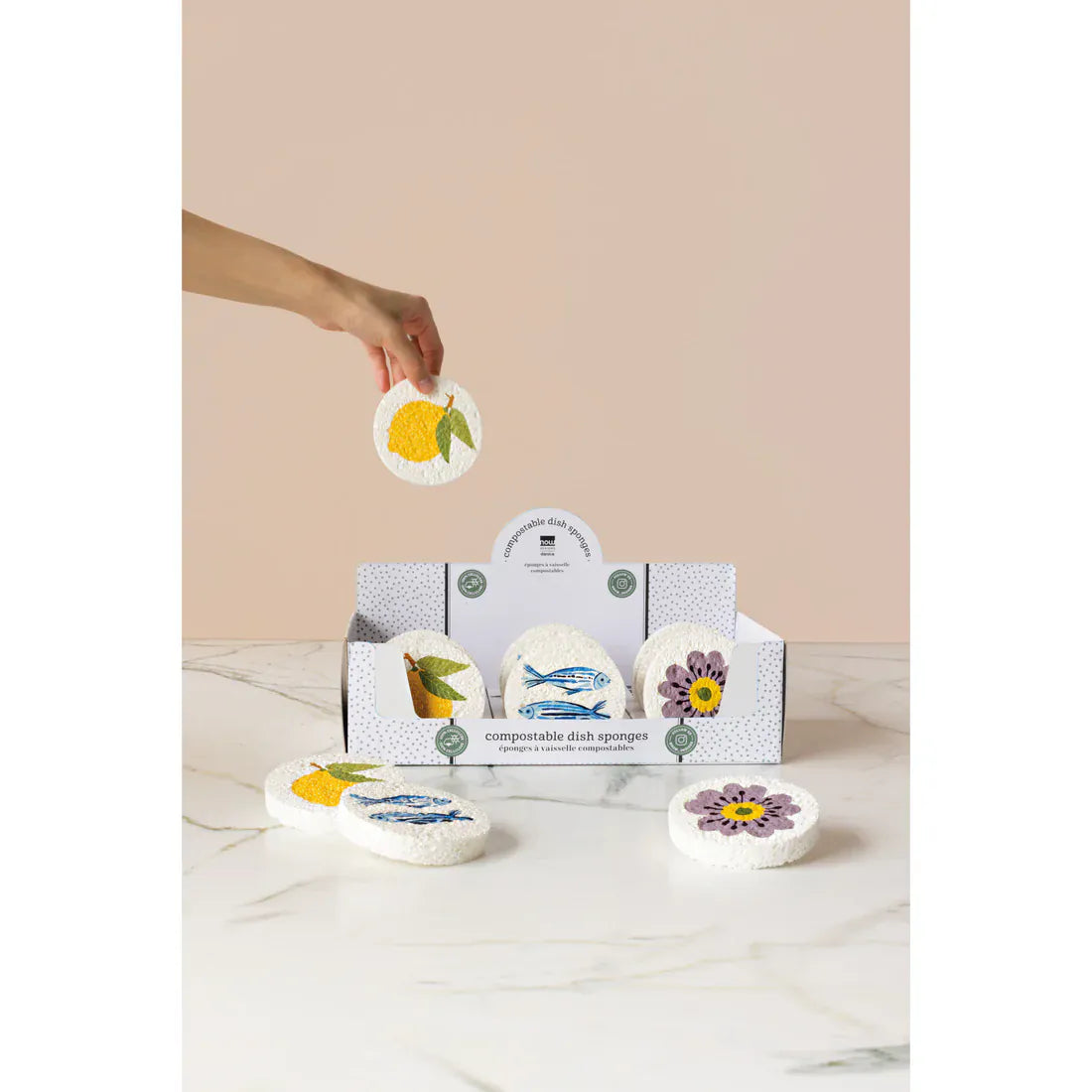Compostable Sponges Market Day - Various Designs | prettycleanshop.myshopify.com