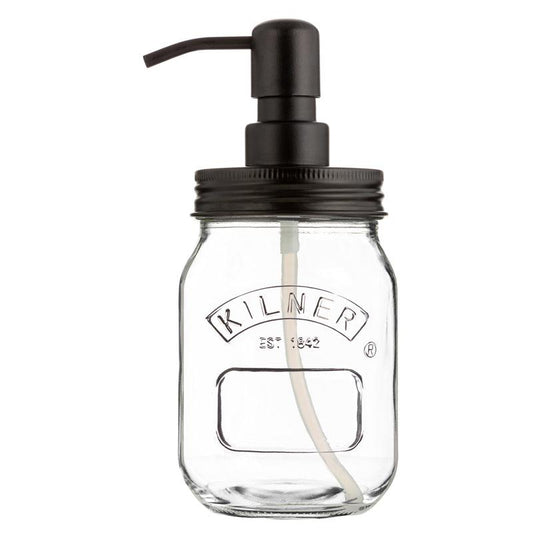 Mason Jar with Pump Dispenser for Liquid Soap or Lotion - 500ml
