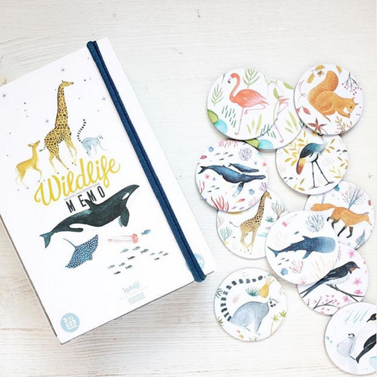 Memory Game - Wildlife by LONDJI Kids Londji Prettycleanshop