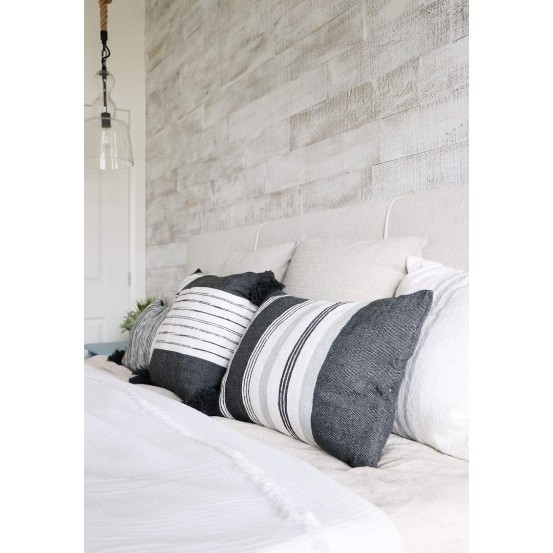 Moroccan Pillow - Dipped Charcoal | prettycleanshop