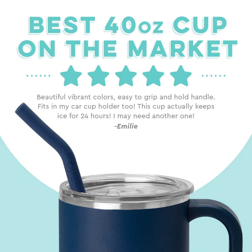 Navy Mega Mug (40oz) - Swig Life