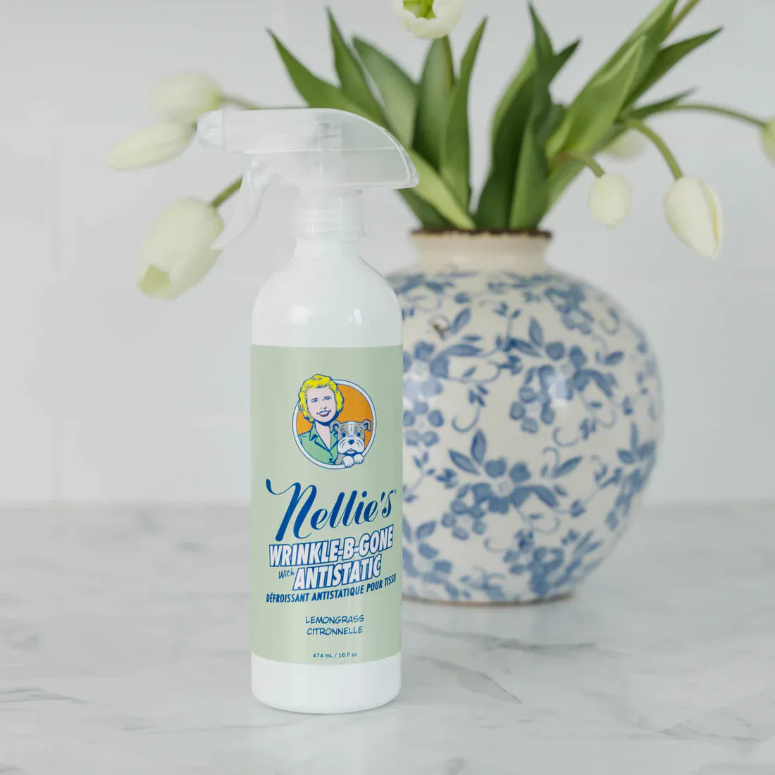 Wrinkle-B-Gone Fabric Wrinkle Remover Spray by Nellie's