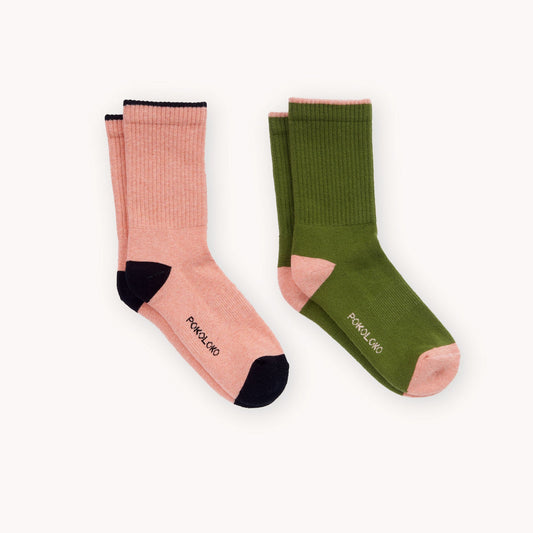 Cotton Socks - Heel Toe 2 Pack