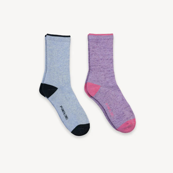 Cotton Socks - Heel Toe - Pack of 2