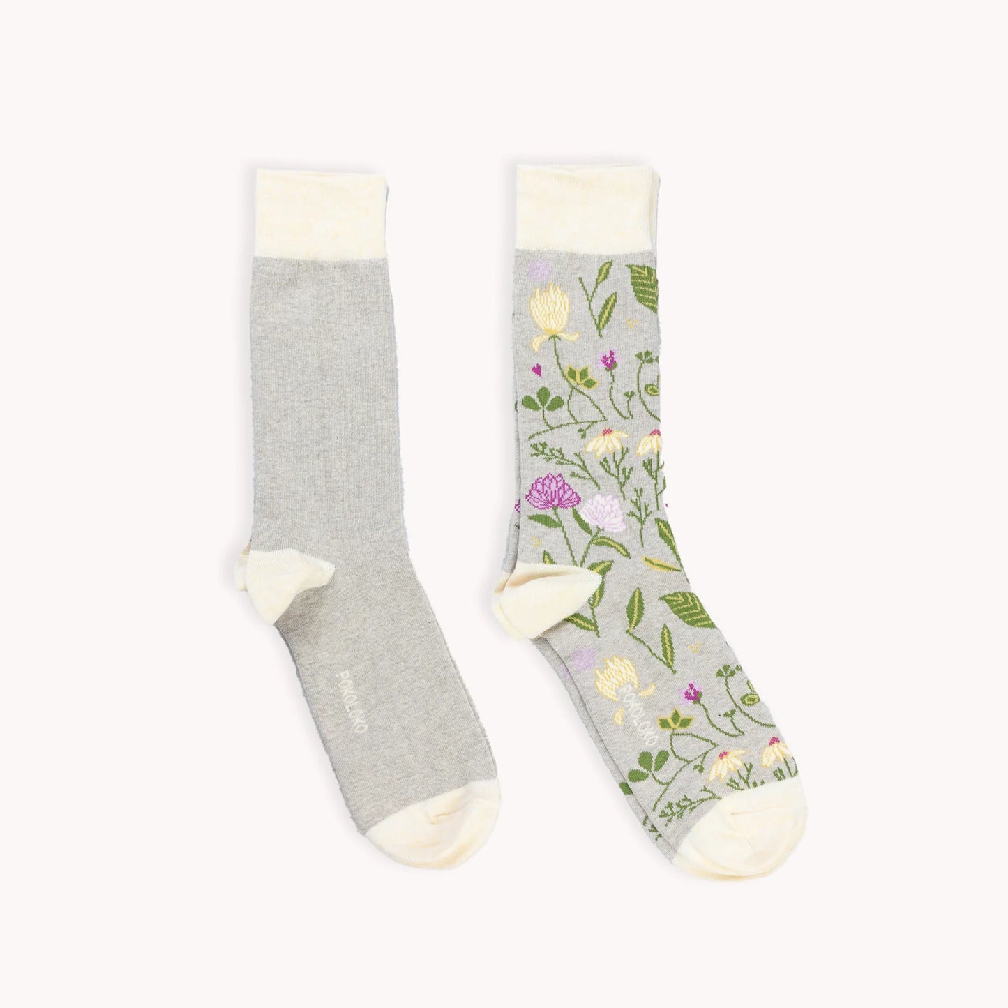 Pima Socks - Botanical & Solid - Pack of 2