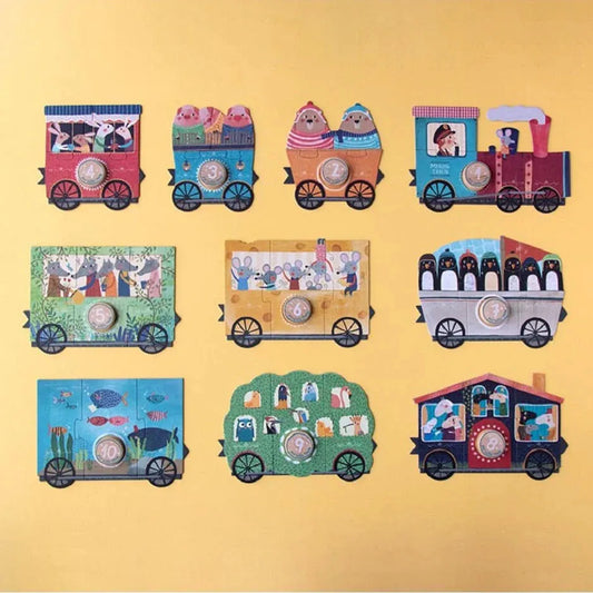 My Little Train Puzzle-Jigsaw Puzzles-Pretty Clean Shop