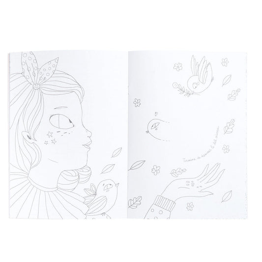 Parisiennes Colouring Book by Moulin Roty Baby and Kids Moulin Roty Prettycleanshop