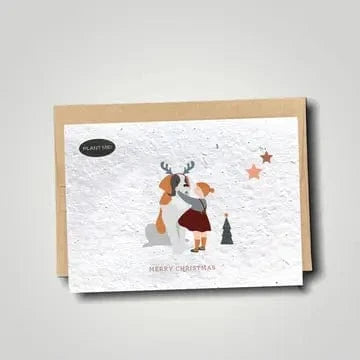 Holiday - Snowman in Snow Globe-Greeting & Note Cards-Pretty Clean Shop
