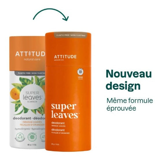 Plastic Free Natural Deodorant - Orange Leaves