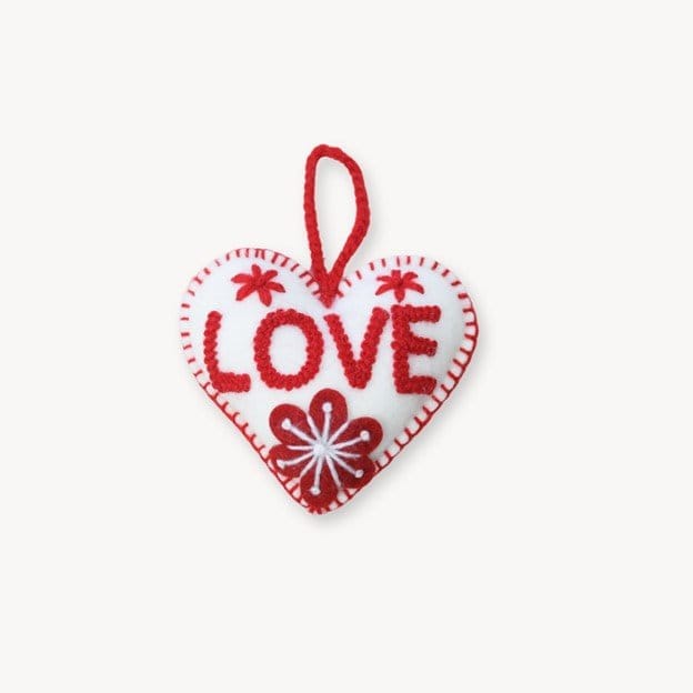 Hand Embroidered Ornaments - Assorted Styles | prettycleanshop