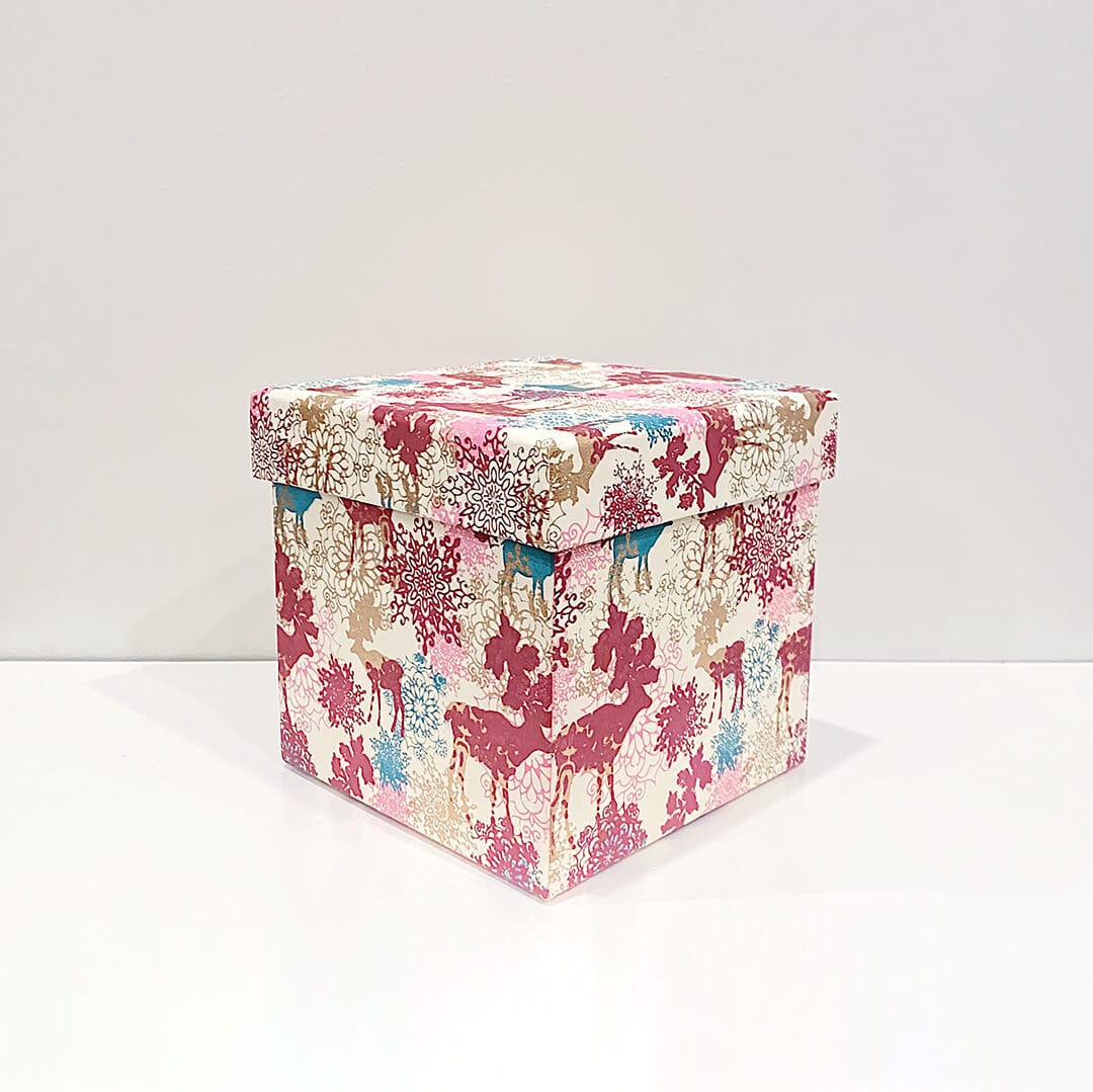 REINDEER Handmade Gift Boxes Recycled Cotton Paper | prettycleanshop