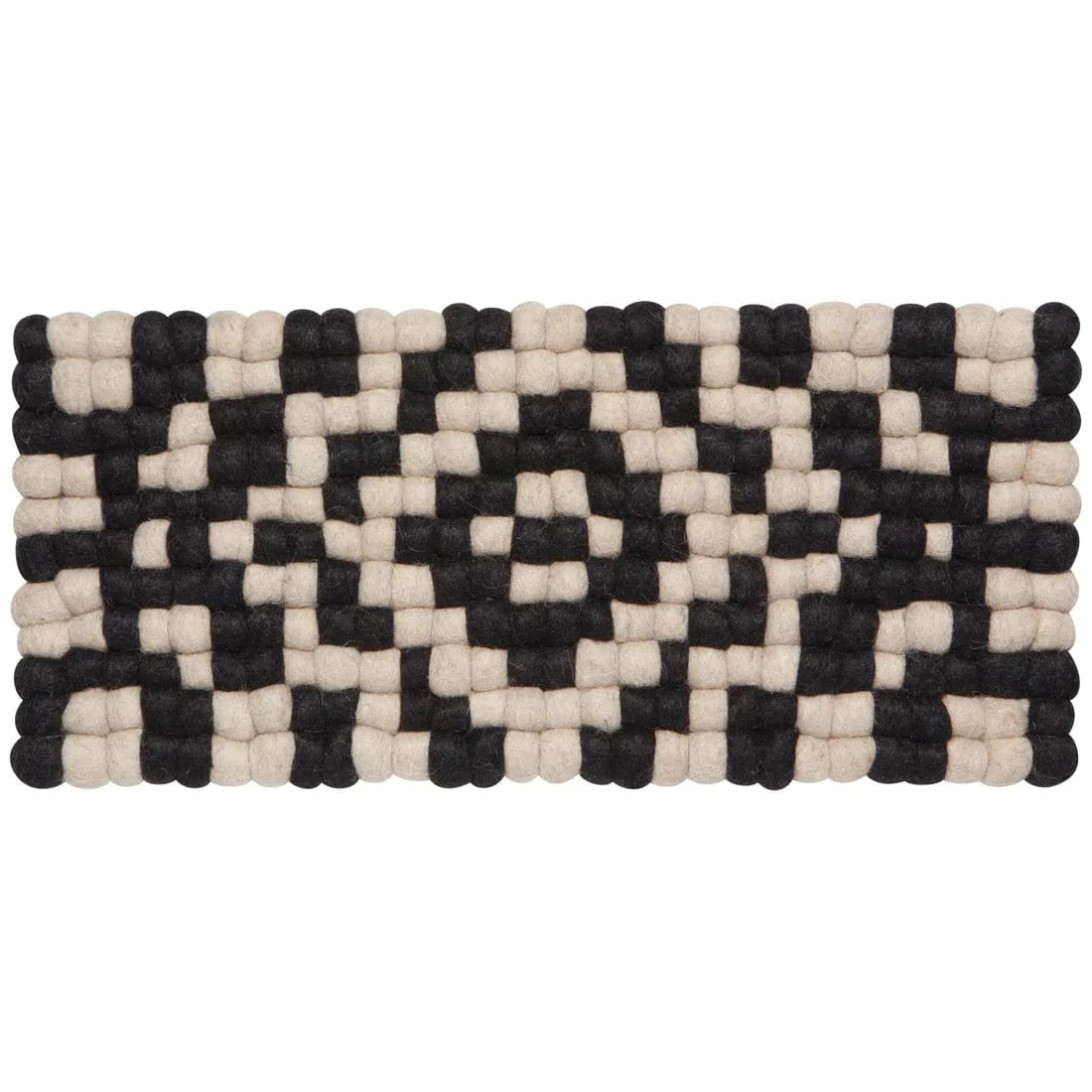 Recycled Felt Wool Centrepiece Runner - Ember Dot | prettycleanshop