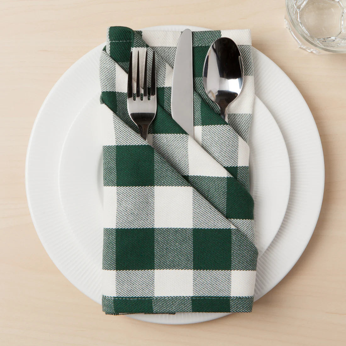 Recycled Napkins Second Spin - Spruce Buffalo Set of 4
