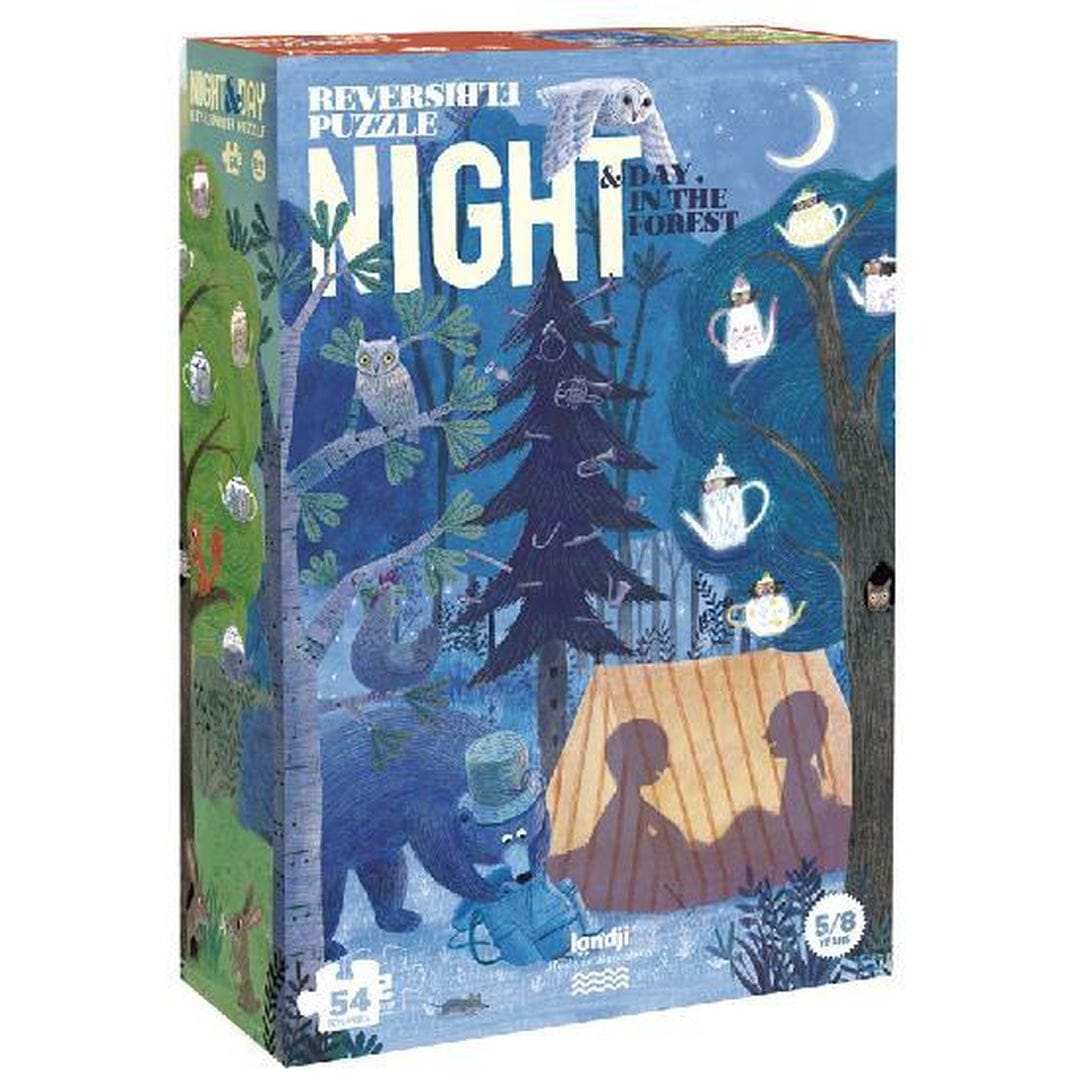 Reversible Puzzle Night and Day 54pc-Jigsaw Puzzles-Pretty Clean Shop