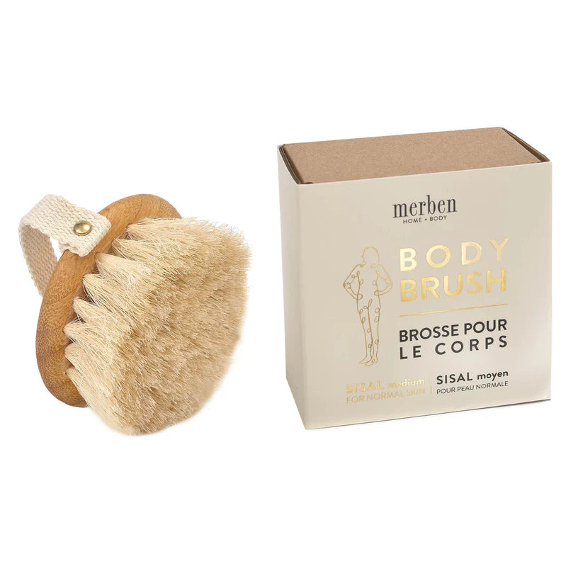 Round Body Brush - Sisal
