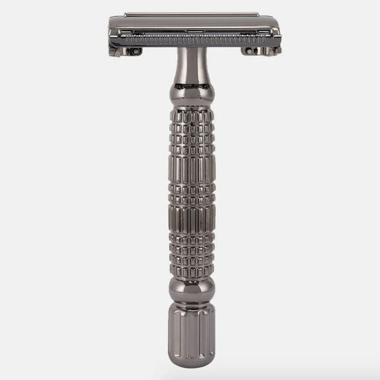 Safety Razor R1 butterfly Gunmetal by Rockwell