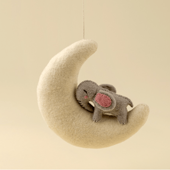Felt Hanging Elephant Dreams | prettycleanshop